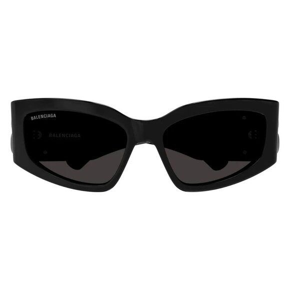 NEW BALENCIAGA SUNGLASSES BB0321S 001 BLACK WOMEN EYEWEAR - Picture 3 of 4